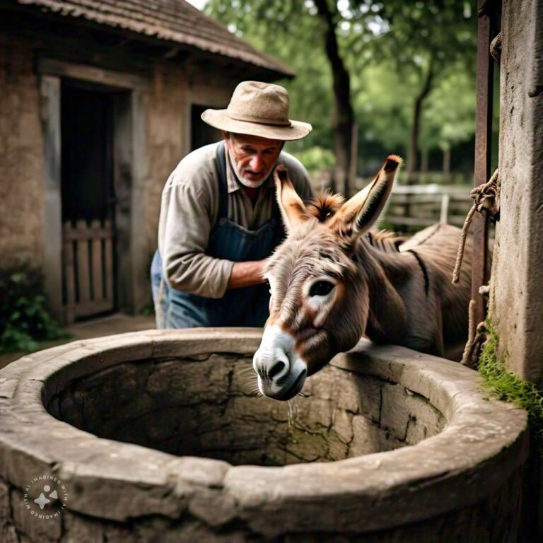 A Farmer’s Donkey Fell Down Into A Well