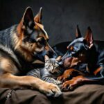 A German Shepherd, Doberman And Cat Died