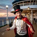 A Magician Was Working On A Cruise Ship