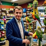 A Man Goes Into A Pet Shop To Buy A Parrot