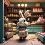 A rabbit walks in to a cake shop