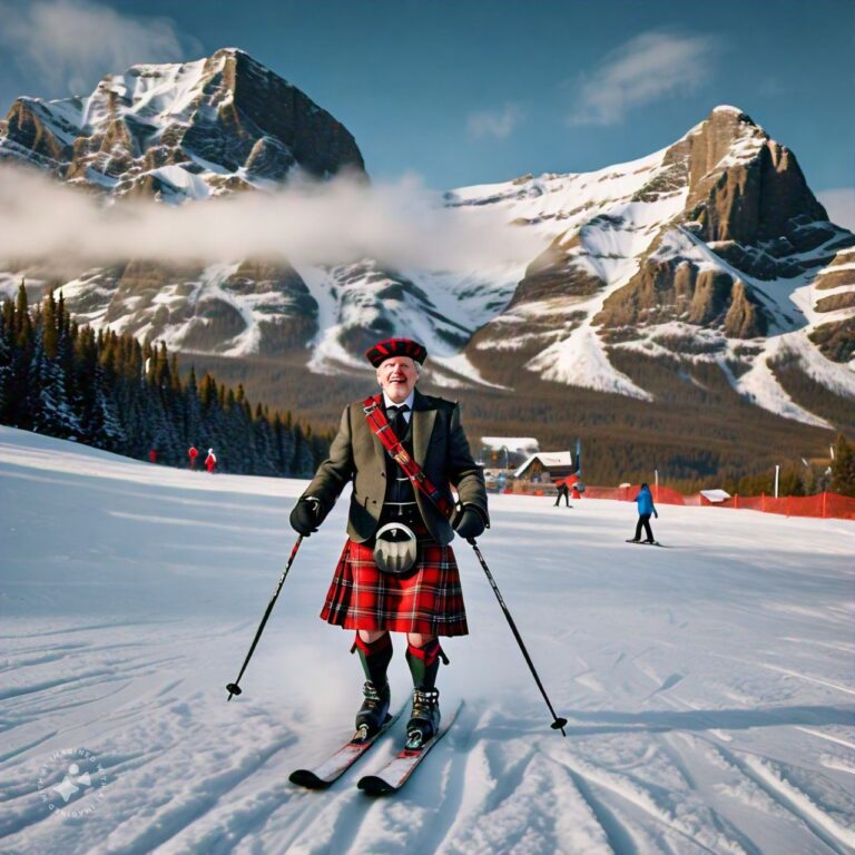 A Scotsman Went Skiing In Canada