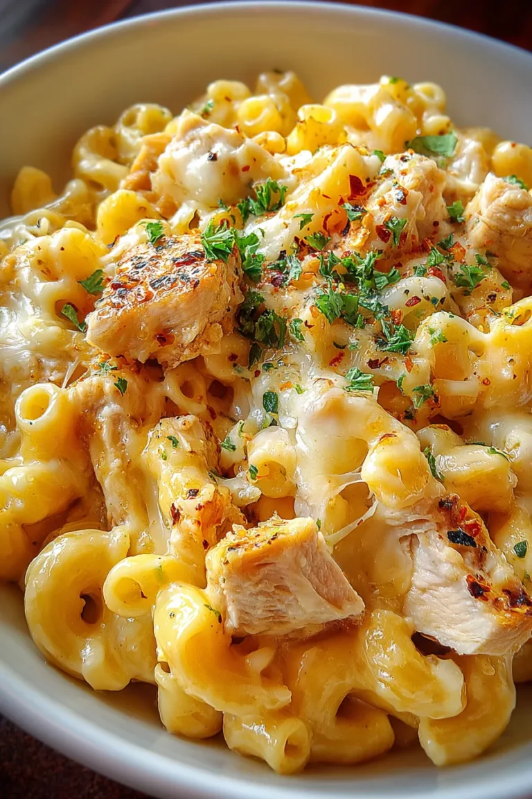Honey Pepper Chicken Mac and Cheese